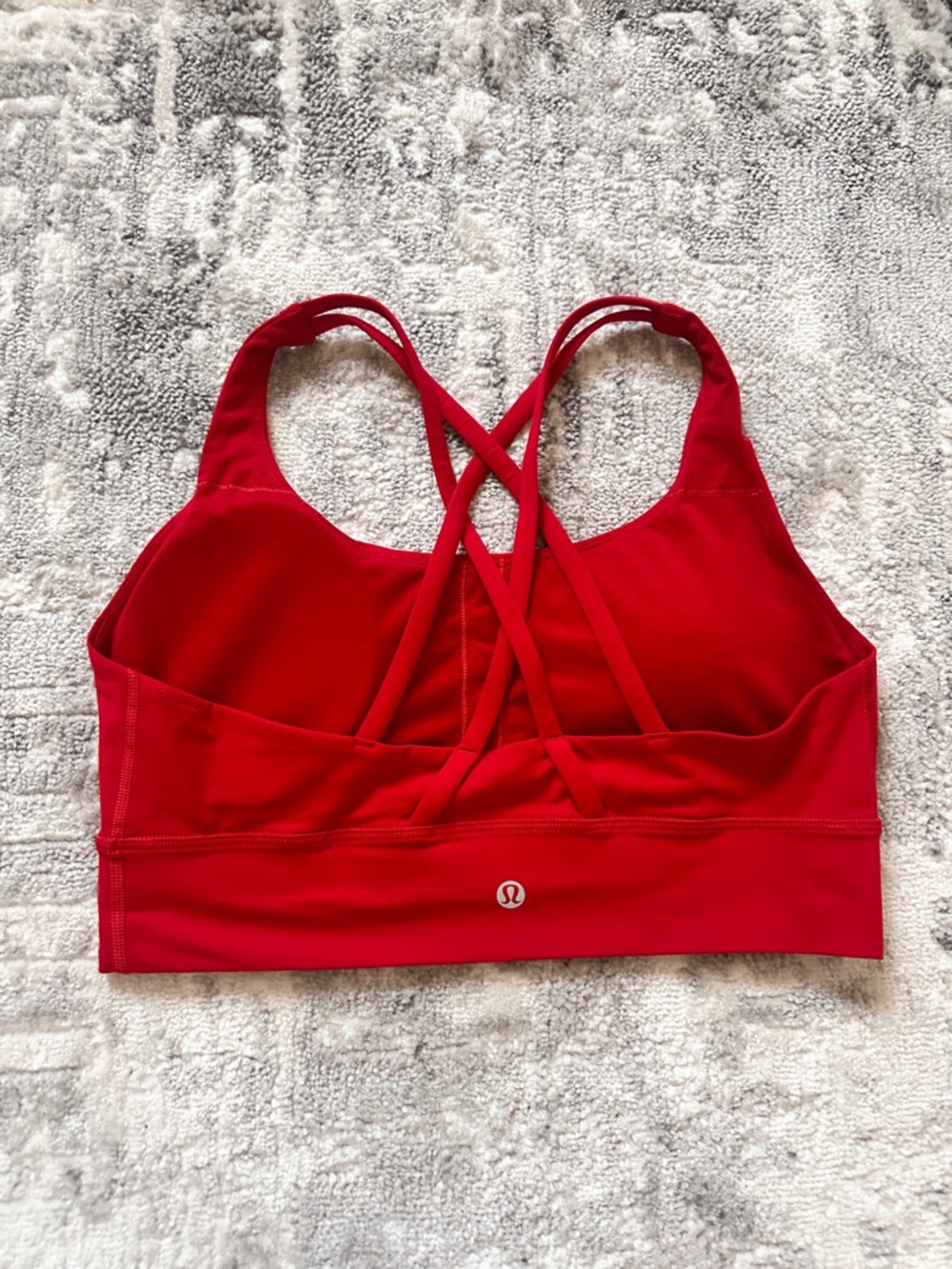 lululemon athletica Red Strappy Sports Bra